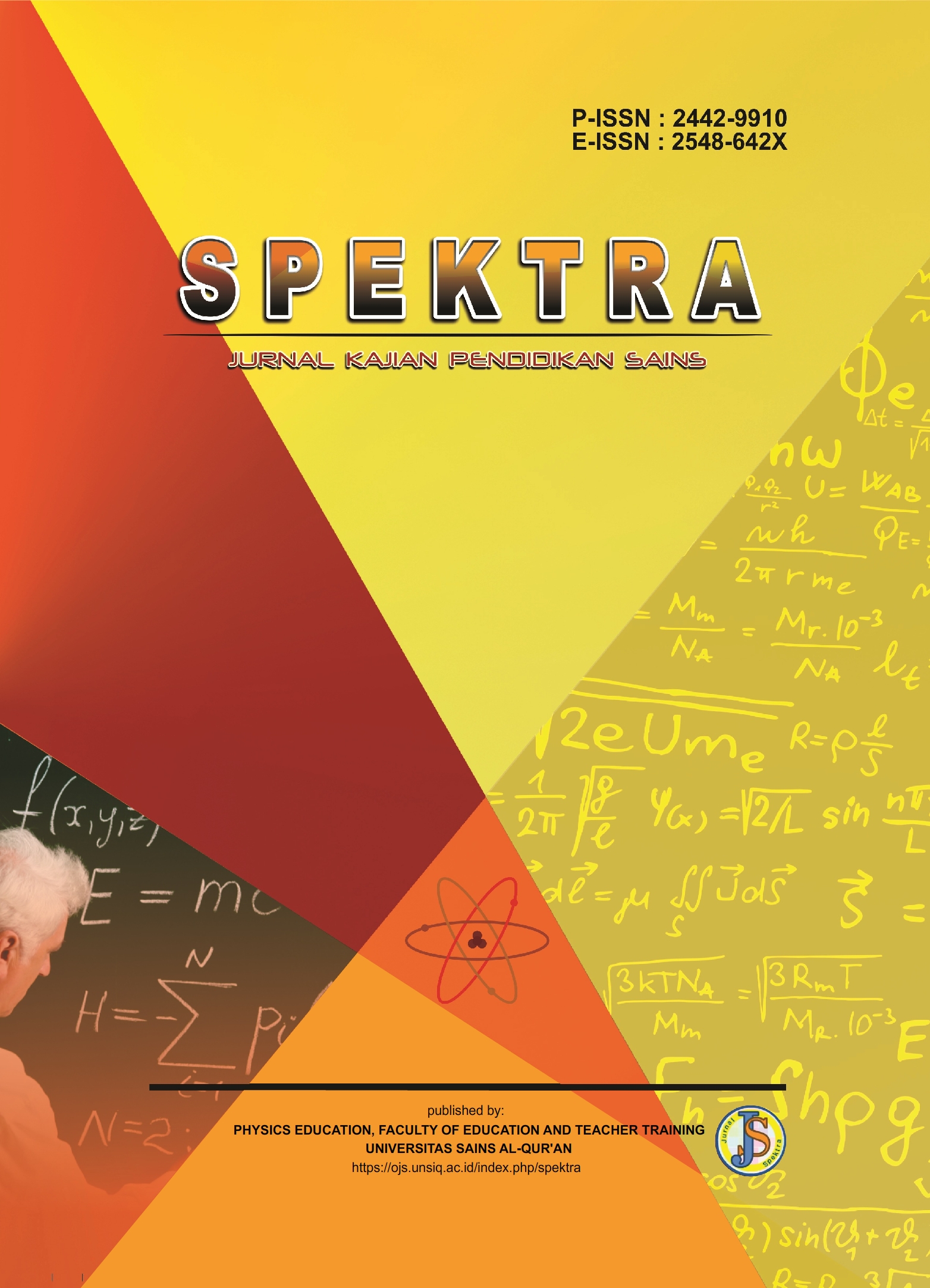 					View Vol. 12 No. 1 (2026): SPEKTRA: Jurnal Kajian Pendidikan Sains
				