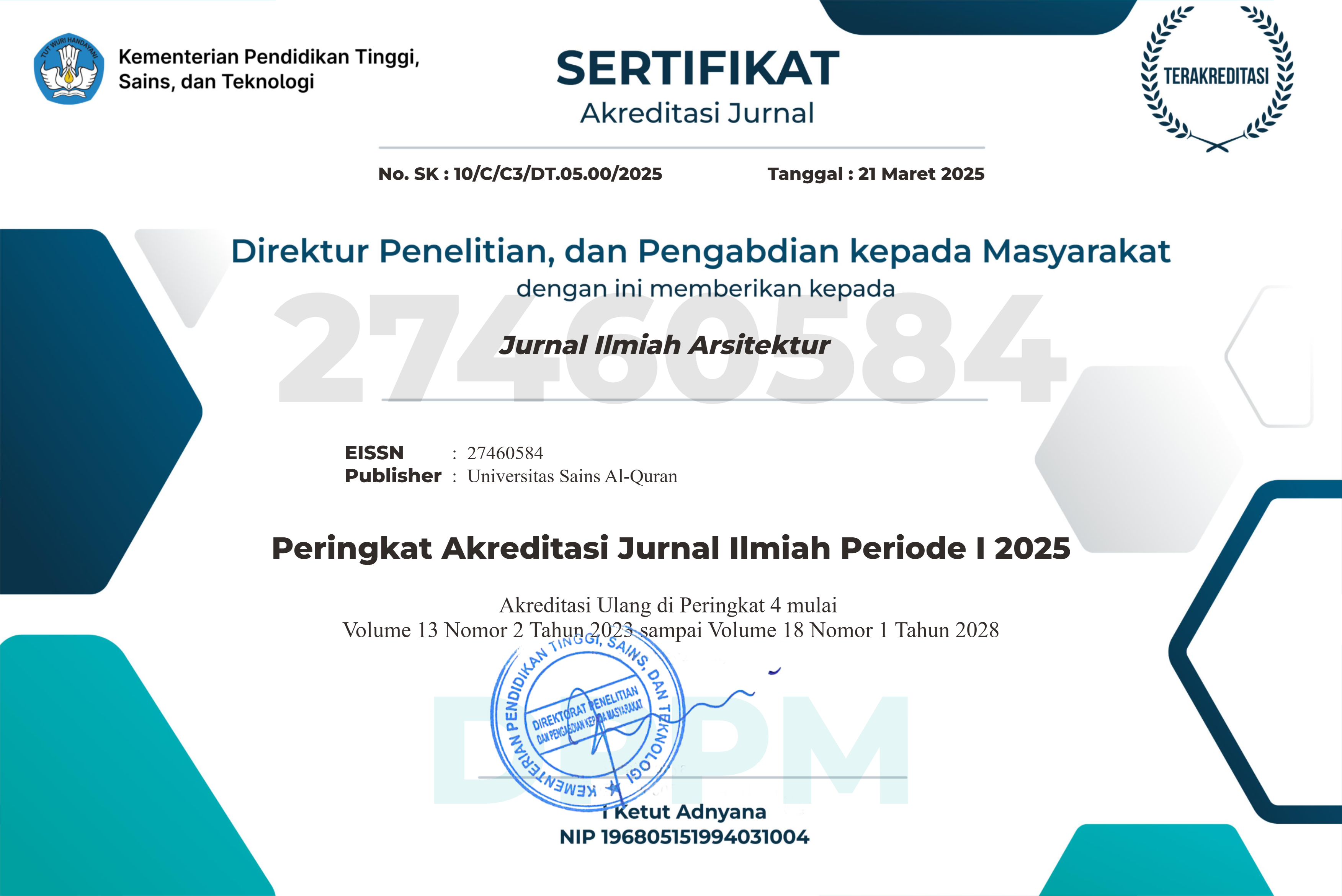 Sertifikat JIArs 2025
